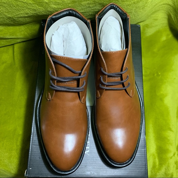 Brand new in box men Alfani tan boots size 8M - Picture 13 of 13